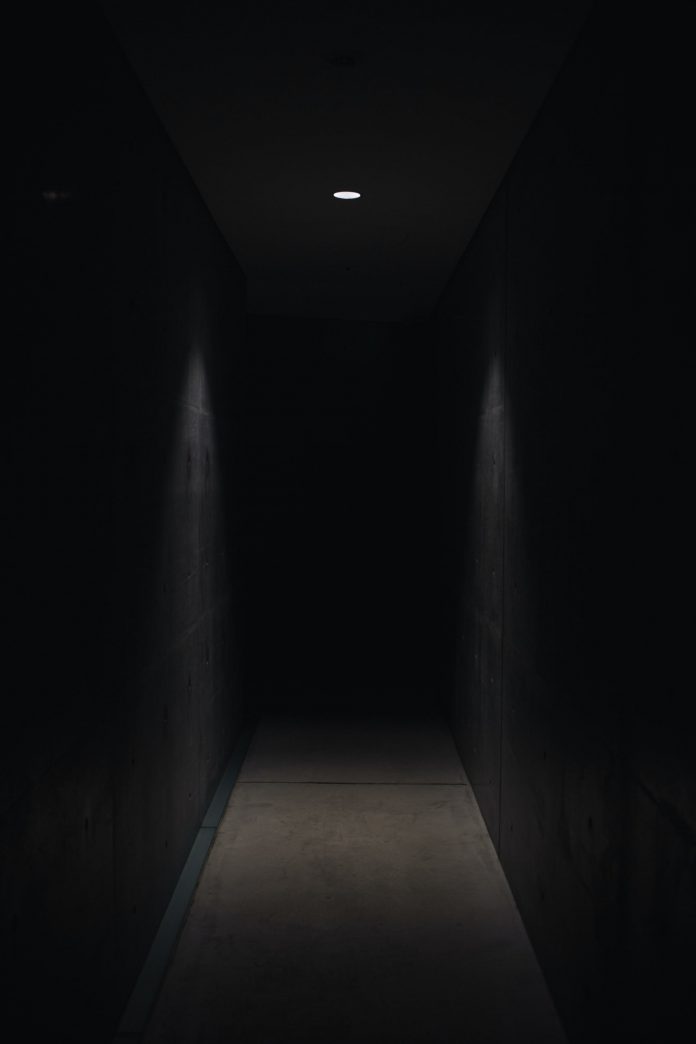 Dark, scary hallway