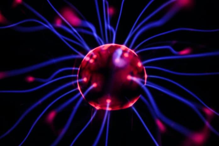 Static electricity plasma ball